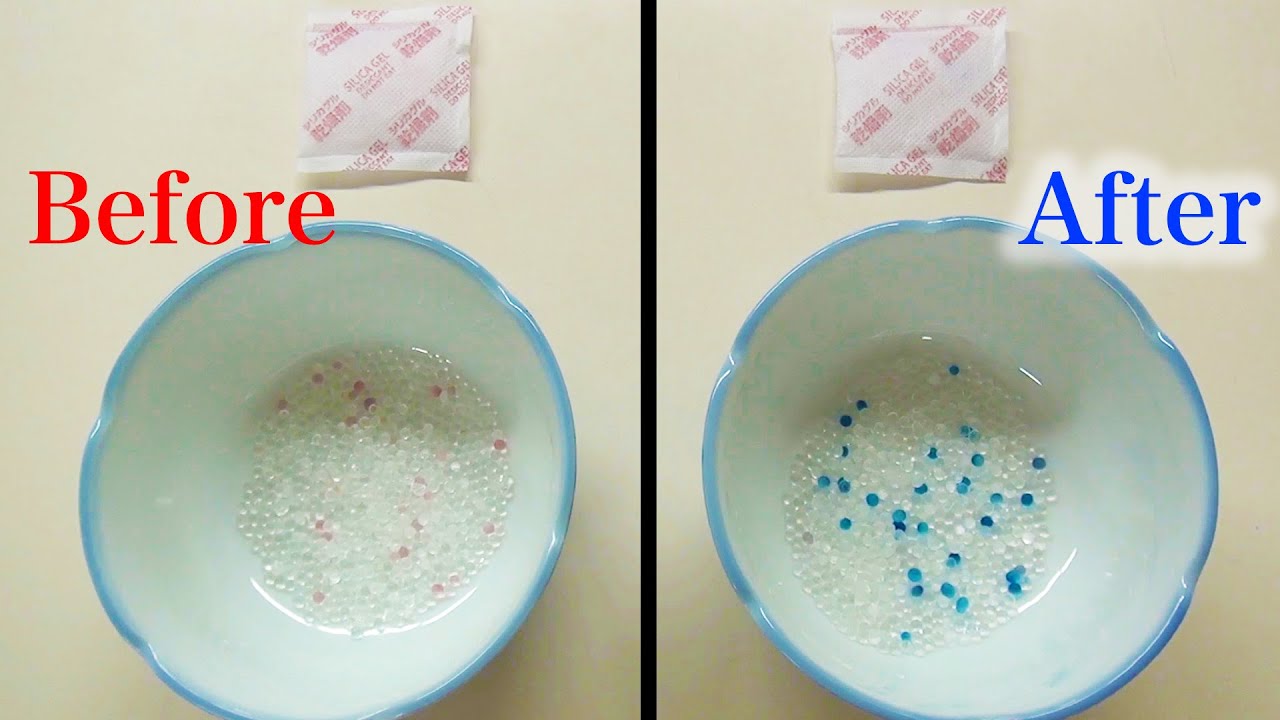 シリカゲル 乾燥剤 の再利用方法 How To Recharge Silica Gel Packs 簡単ライフハック動画 Youtube