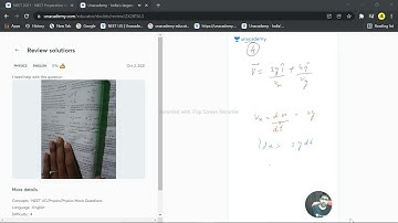 A particle moves in x-y plane with a velocity v = 2yi + 4j . Equation of the path following the