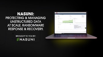 Nasuni: Protecting & Managing Unstructured Data At Scale. Ransomware Response & Recovery.