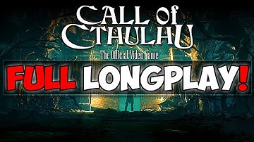 Call Of Cthulhu LongPlay FULL GAME! Gameplay Walkthrough Blind [4K 60FPS] Commentary Facecam