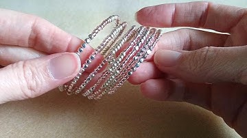 Memory Wire Bracelet Tutorial