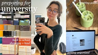 preparing for university | back to school shopping + haul, getting organized & goal setting by clarisseintheclouds 118,440 views 8 months ago 14 minutes, 28 seconds