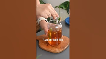 Lemon Iced Tea #asmrcooking #recipe #asmrfood #tea #drinks