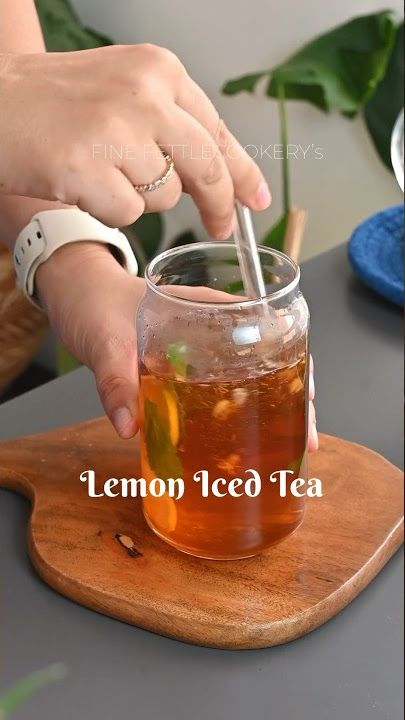 Lemon Iced Tea #asmrcooking #recipe #asmrfood #tea #drinks