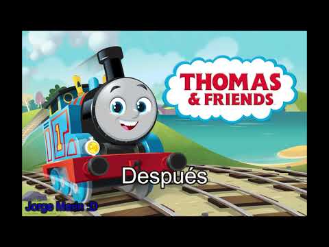 Los trenes de Thomas antes y después de las drogas de Mattel.