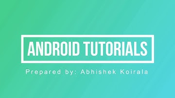 Android Development Tutorial - Building a Room Database App (Part 1 )