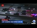 FULL CHASE: Driver in SUV leads authorities on high-speed chase across LA