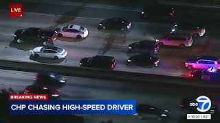 FULL CHASE: Driver in SUV leads authorities on high-speed chase across LA