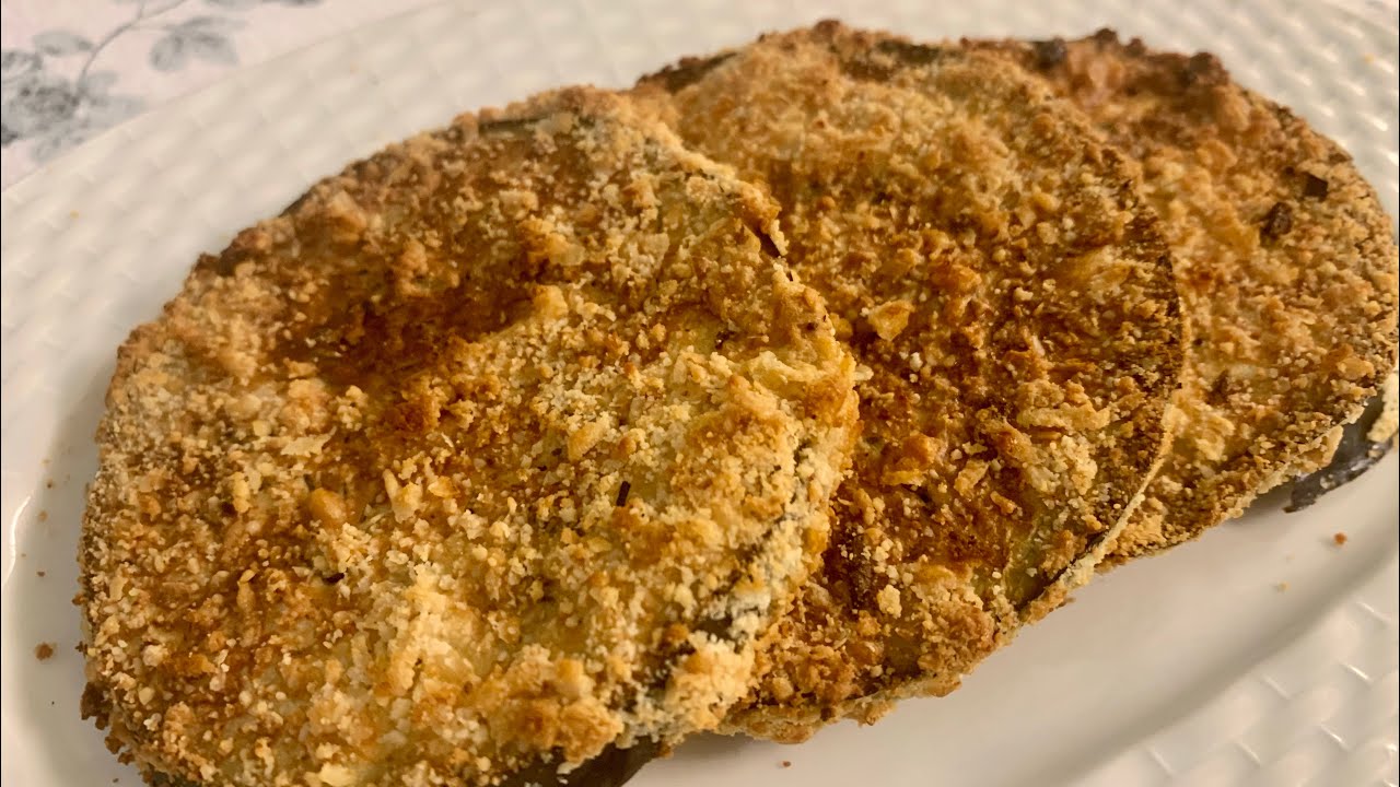 🍆BERINJELA A MILANESA NA AIRFRYER!!! É LOW CARB, É RÁPIDA, É UMA DELÍCIA!!!🍆