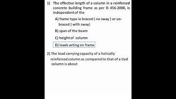 Objectives on RCC structures/Design of RCC structures/Civil Engineering services