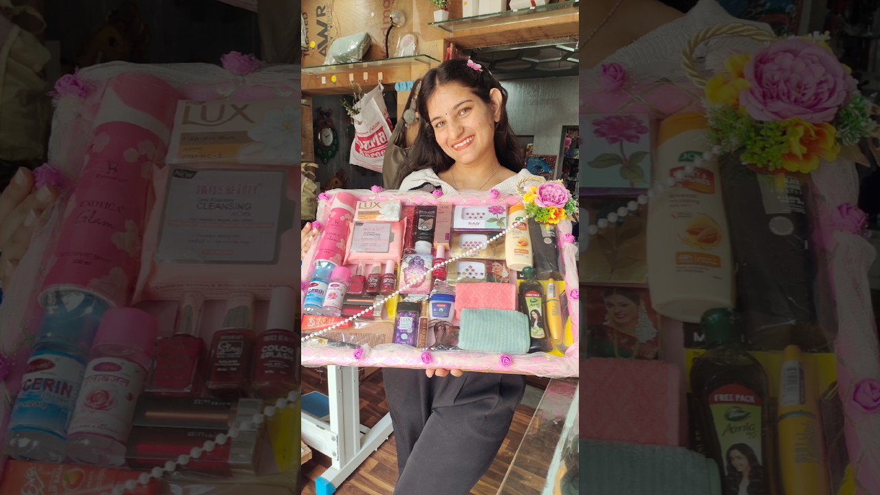 wedding makeup hamper for bride |how to pack makeup kit for bride |