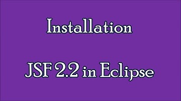 Installation JSF 2.2 in Eclipse| JSF tutorials for beginners