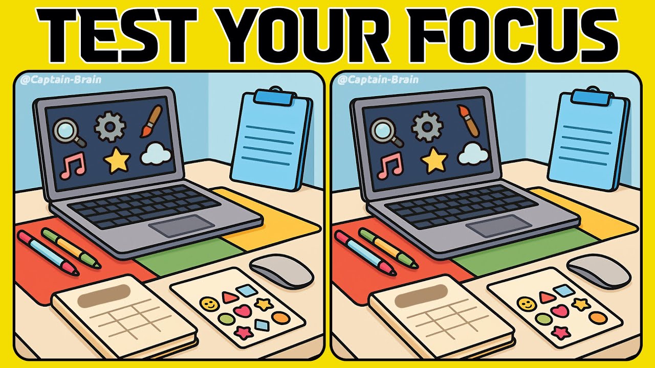 Brain Workout Challenge Spot the Difference (A Bit Tricky)