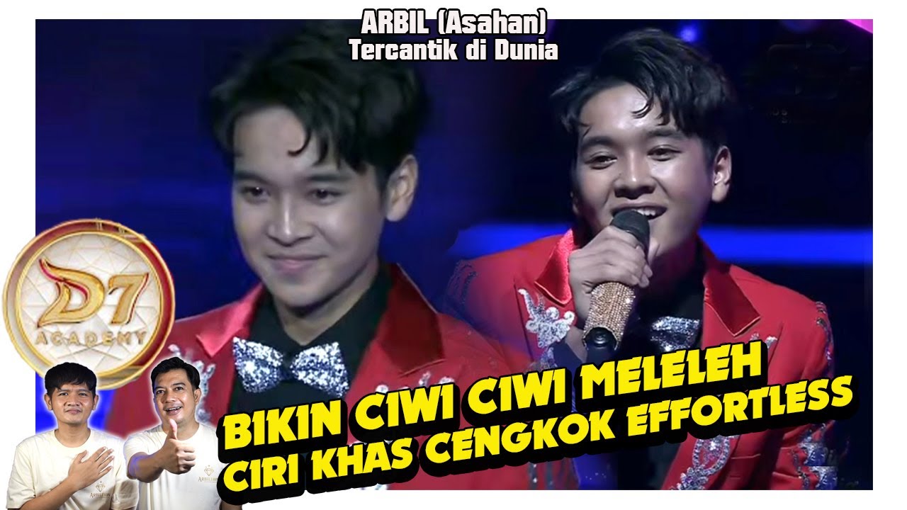 Arbil (Asahan) bikin cewek cewek meleleh di lagu Tercantik di Dunia.