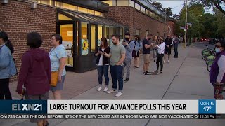 Large turnout for advance polls this year