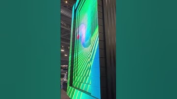 Impressive Wave Style Visuals on Kinetic LED Display #ledscreen