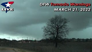 3/21/22 • DFW Metroplex Tornado Warned Storms (LIVE from Jason Cooley)