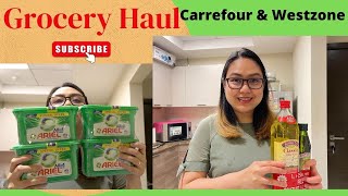 Grocery Haul | Carrefour IBN Battuta Mall | Westzone Discovery Gardens | Dubai Vlogs screenshot 1