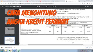 Cara Menghitung Angka Kredit Jabatan Fungsional Perawat