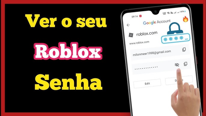 senha para colocar no roblox