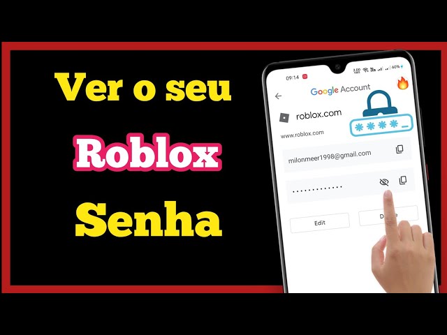 Como recuperar senha do Roblox