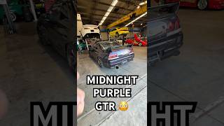 Midnight Purple R33 GTR just landed… 👀#jdmcars #r34 #gtr #fastcar #nissan