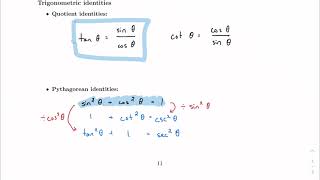 6.3, part 6: Trigonometric identities (IB Math AA HL 1)