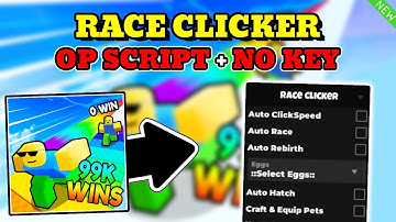 *NEW* Race Clicker OP Script (Auto Farm, Auto Rebirth, Auto Race) PASTEBIN