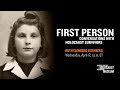 2024 First Person with Holocaust Survivor Ruth Elenberg Eisenberg