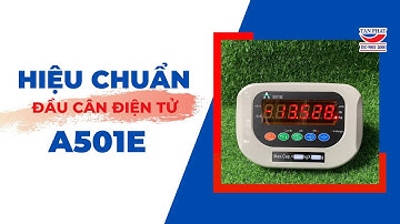 HƯỚNG DẪN HIỆU CHUẨN ĐẦU CÂN A501E