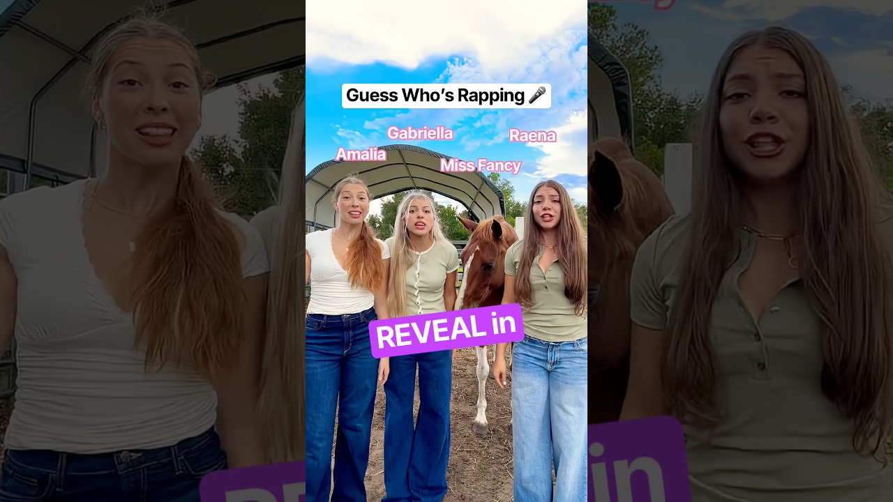 Guess Who’s Singing REVEAL!! 👀🎤😱 | Triple Charm #Shorts