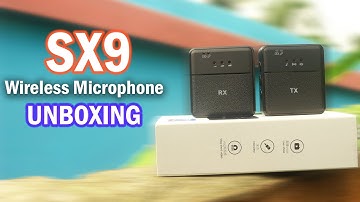 SX9 Wireless Microphone Unboxing | Best Budget Wireless Microphone For Youtubers