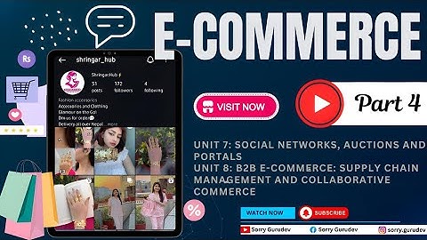 E-Commerce | Part -4 | unit 7 & 8  | BBA, BBM, BIM, BBS, BBA-F | Sorry Gurudev