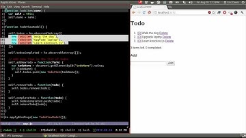 Learning knockout.js