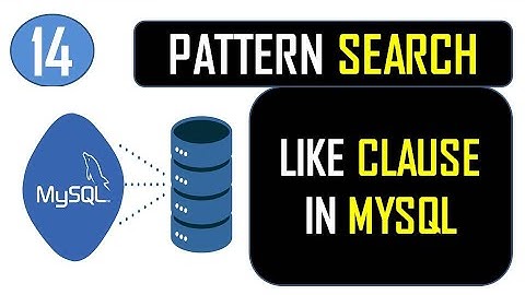 MySQL LIKE Operator & Wildcards Tutorial in Hindi | Like Clause In mysql | CBSE MYSQL