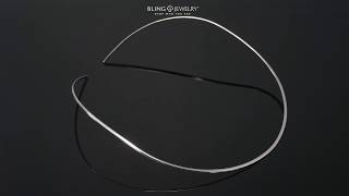 Slider Choker Collar Necklace Silver Sterling Add Your Pendant