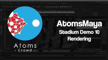 AtomsMaya 4.1.0 - Stadium Demo 10 - Rendering
