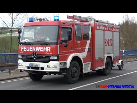 [Feuer im Lohbergtunnel mit Atemschutznotfall] Einsatzübung der Feuerwehr Mühltal + Realeinsatz NEF