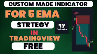 5 EMA Strategy Custom Indicator in TradingView For Free | Must Try | Hindi |