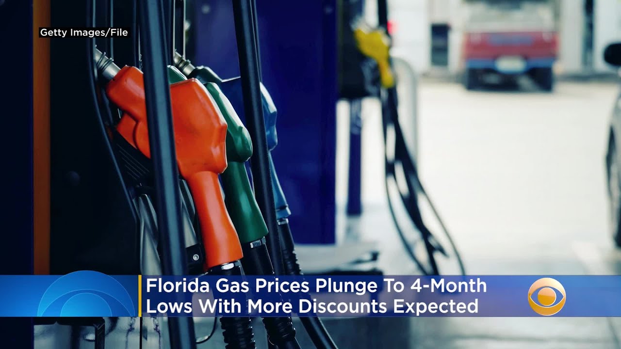 Florida Gas Prices Plunge To 4-Month Lows; More Discounts Expected