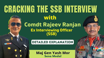 Cracking The SSB Interview With @comdtrajeev, Ex IO (SSB) | BOAC Session | Mor Talks :36