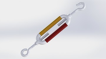 SolidWorks Tutorial   Turnbuckle with Animation