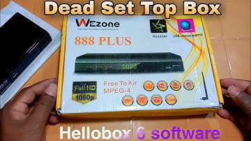 Wezone 888+ | solid 8181 Dead Set Top Box software recovery