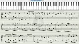 How to play  Tears in Heaven  -  Eric Clapton  on the Piano chords