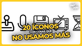 20 ICONOS con cosas que NO USAMOS MAS | #DATAZO