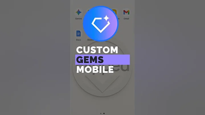 Create Custom Gemini Gems on Your Phone #gemini #ai #mobile