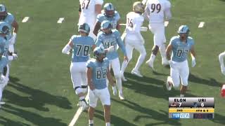 CAA Football Week 9 Highlights: Elon 38, Rhode Island 13