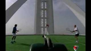 Un match de tennis extrême à Dubaï