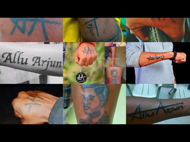 Update more than 127 allu arjun tattoo latest