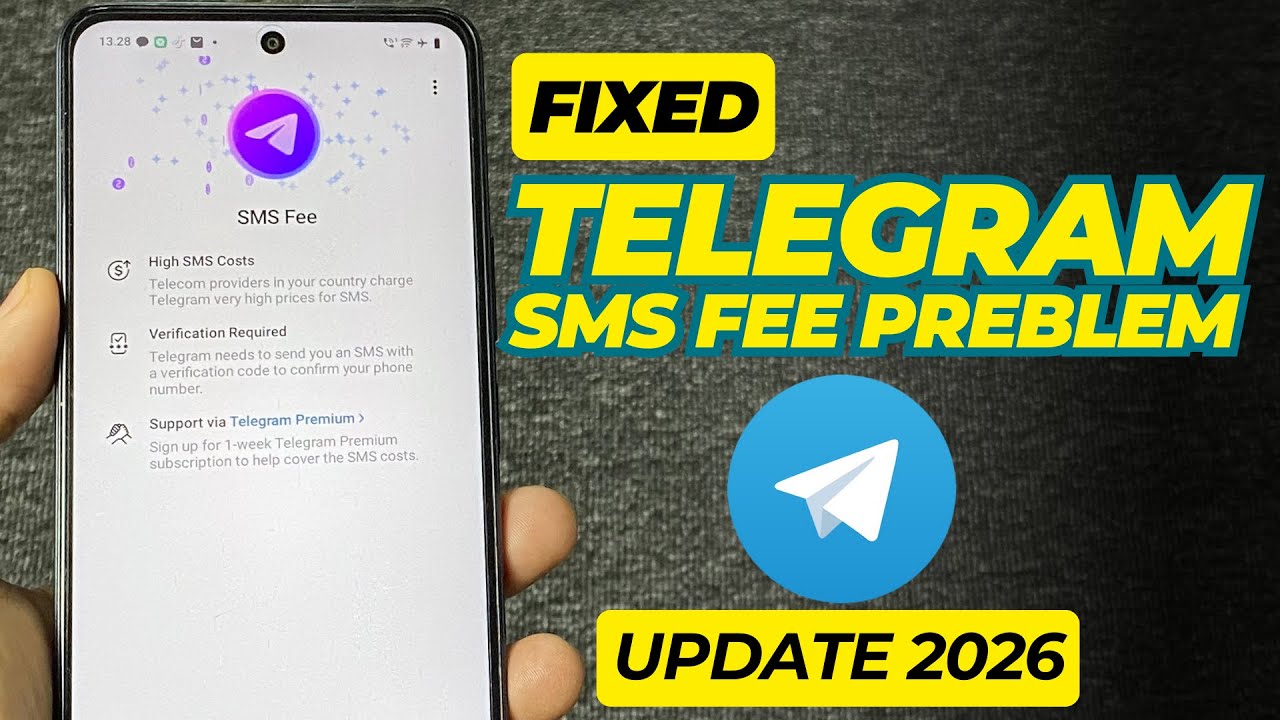 How To Fix Telegram SMS Fee Problem 2026 - YouTube